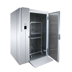 Blast freezer with external refrigeration unit