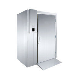Blast freezer with external refrigeration unit