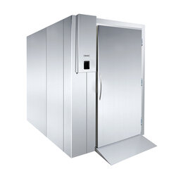 Blast freezer with external refrigeration unit