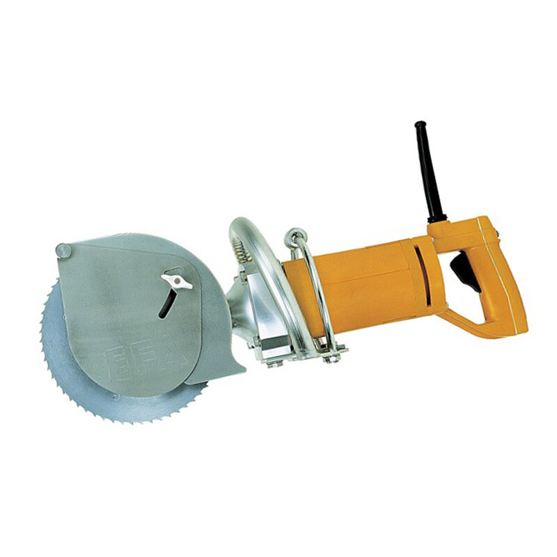 Powerful breaking saw for halves of hogs; for medium and large sized plants