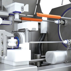 Fully automatic casing change for all artificial and collagen casings
